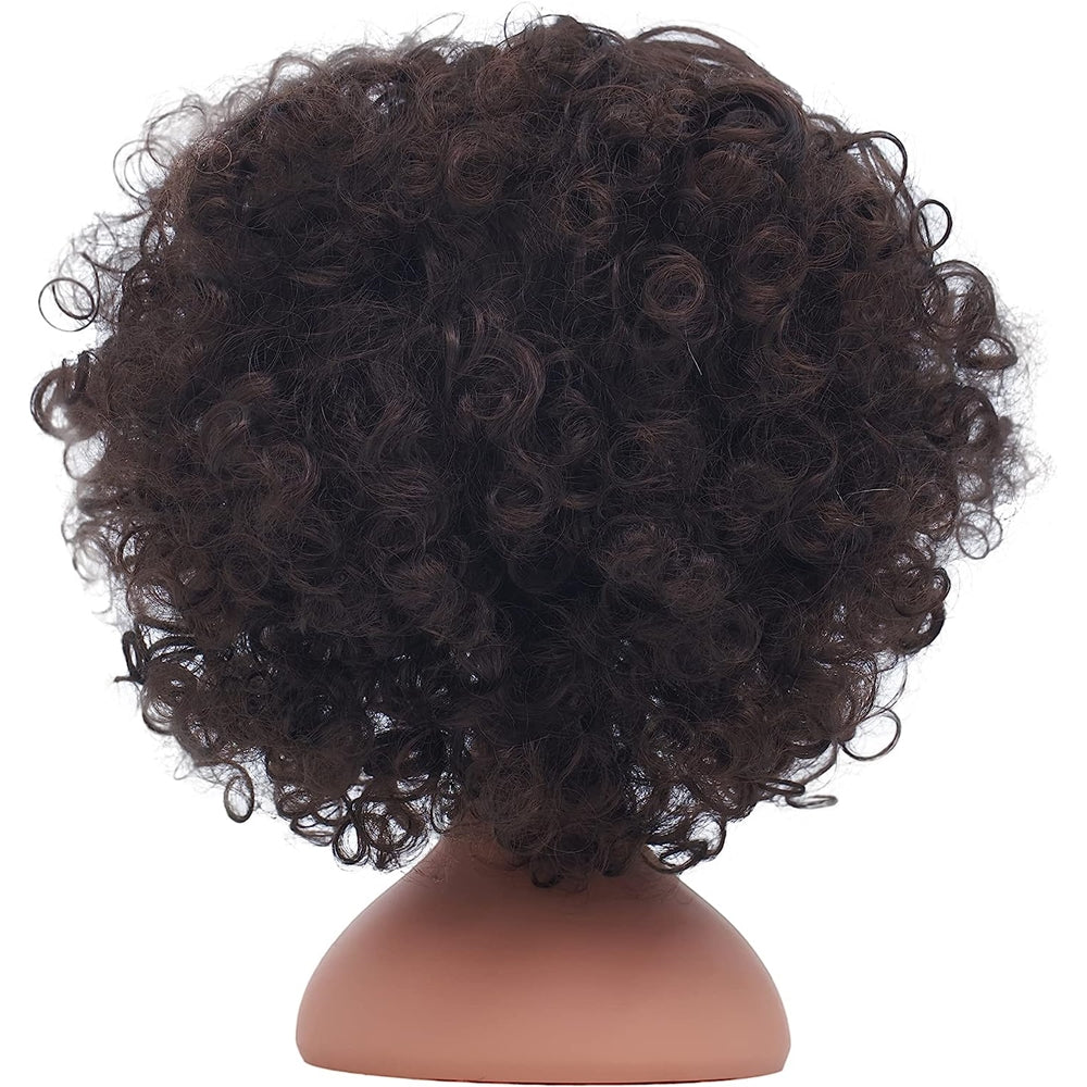 Girl's Cosplay Wig Green Glasses Earrings Halloween Prop