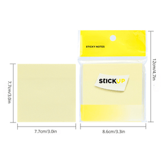 100 Sheets Morandi Color Student Square Sticky Notes Office Message Notes