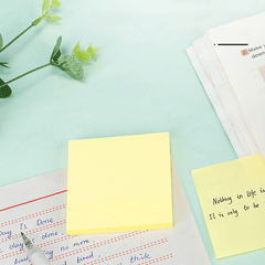 100 Sheets Morandi Color Student Square Sticky Notes Office Message Notes