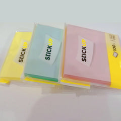 100 Sheets Morandi Color Student Square Sticky Notes Office Message Notes