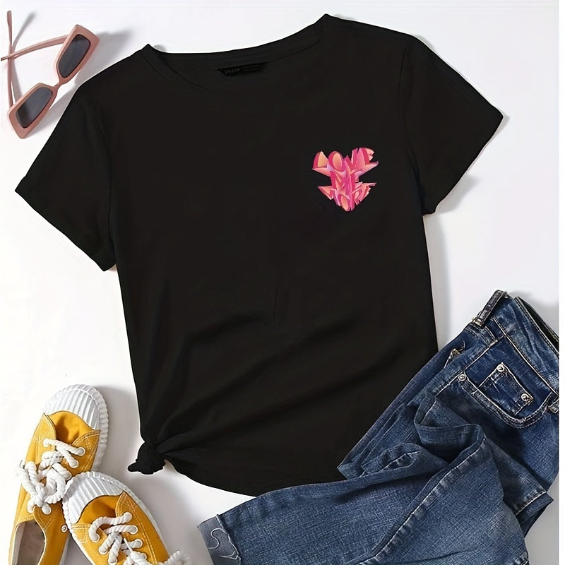 9pcs Heart Iron On Vinyl Patches Love Clothing DIY Decoration