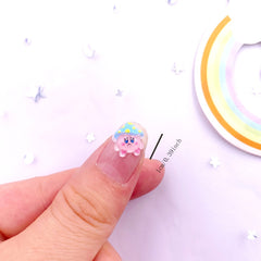 Mini Cartoon Mushroom Flatback Rhinestone Nail Art Figurine