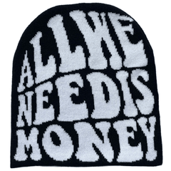 Money Beanie Hat Hip Hop Knitted Skullies Embroidery Cap