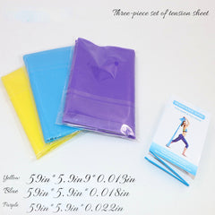 3pcs TPE Resistance Bands Set - Yoga Pilates Rehab - Different Strengths
