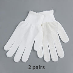 2 Pairs Full Finger Gloves Work Gloves Reusable Anti Slip Thickening