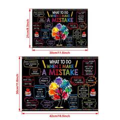 1pc Mistake Abstract Canvas Painting Inspirational Artwork Home Wall Decor