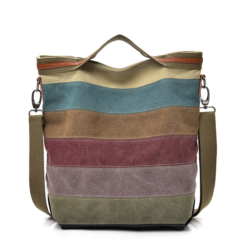 Canvas Tote Bag Durable Shoulder Bag for Commuting