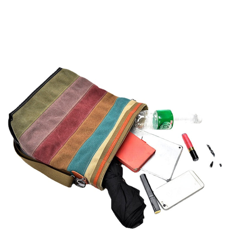 Canvas Tote Bag Durable Shoulder Bag for Commuting