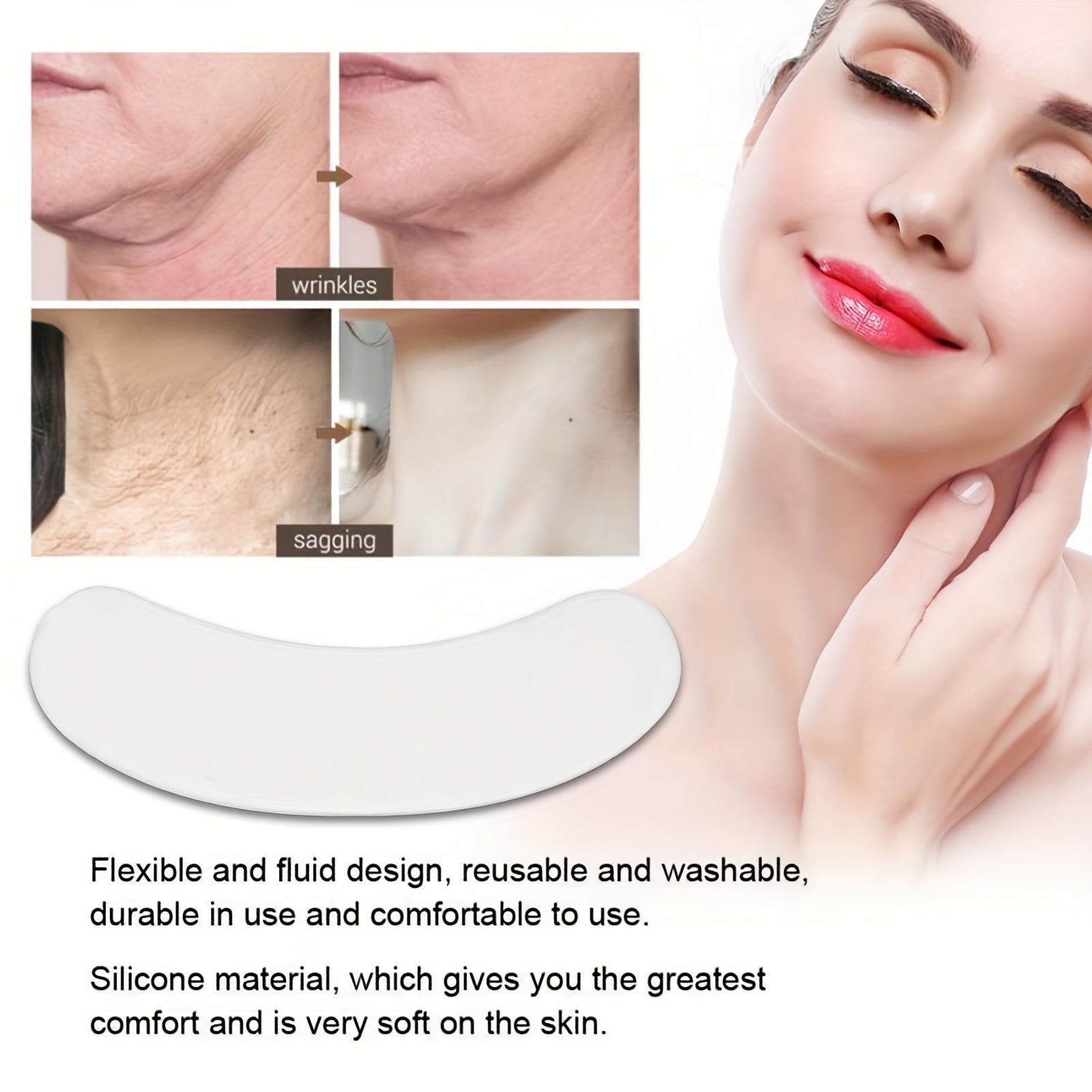 Silicone Neck Reusable Pads Sticker