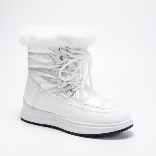 Women's Snow Boots Fleece Lining Waterproof Non-slip Mid Calf Boots