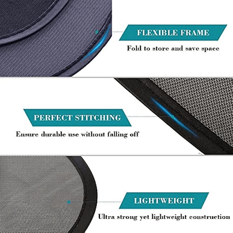 Car Sun Shade Universal Mesh Rear Window Visor Magnet Adsorption Kids