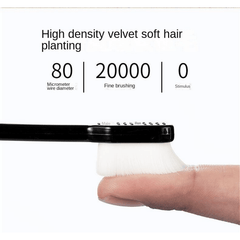 Nano Fiber Toothbrush for Couples, Superfine Bristles, Velvet Feel