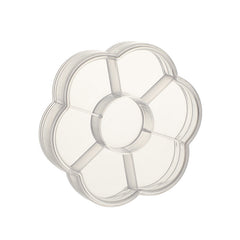 Flower Shape Makeup Finishing Case Clear Jewelry Organizer Tray
