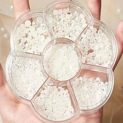 Flower Shape Makeup Finishing Case Clear Jewelry Organizer Tray