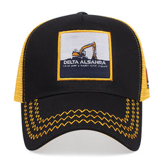 Mens Truck Embroidery Baseball Cap Snapback Hat