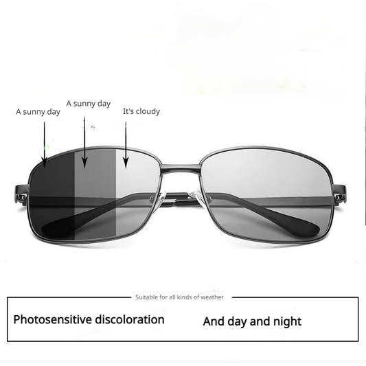 Sun Tinted Sunglasses with See-Through Mirror Tint