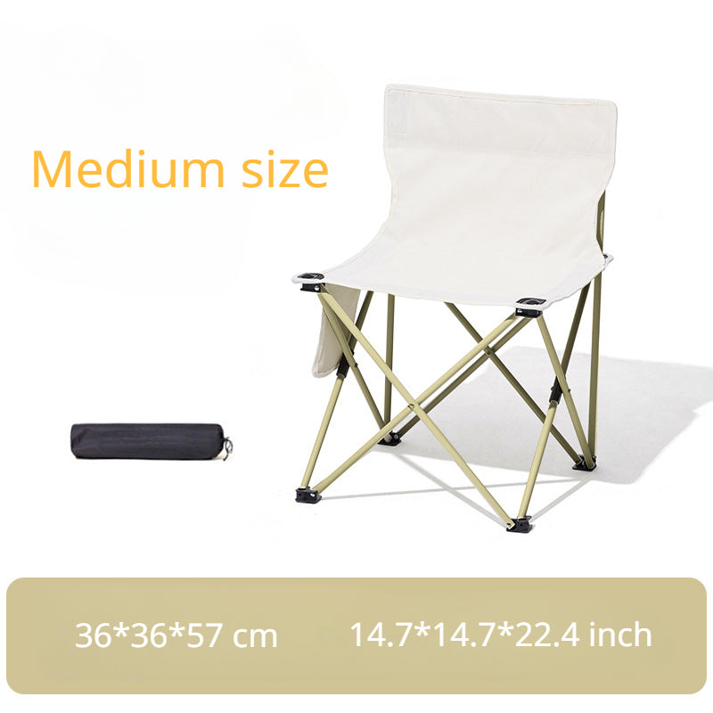 Portable Lightweight Folding Stool for Outdoor Fishing and Camping