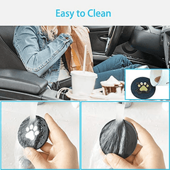 Car Cup Holder Coasters Dog Paw Anti Slip Silicone Coaster