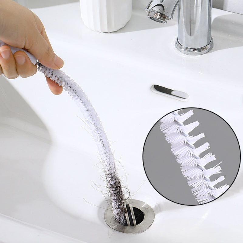 2pcs Bendable Pipe Dredger Sewer Hair Cleaner Hand Washing Pool Sink
