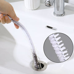 2pcs Bendable Pipe Dredger Sewer Hair Cleaner Hand Washing Pool Sink