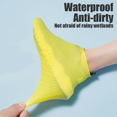 Silicone Shoe Covers Waterproof Non-Slip Elastic All Shoe Sizes