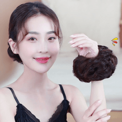 Messy Donut Hair Buns Updo Chignon Synthetic Extensions for Daily Use
