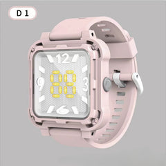 3D Stereoscopic Display LED Watch Men's Accessories