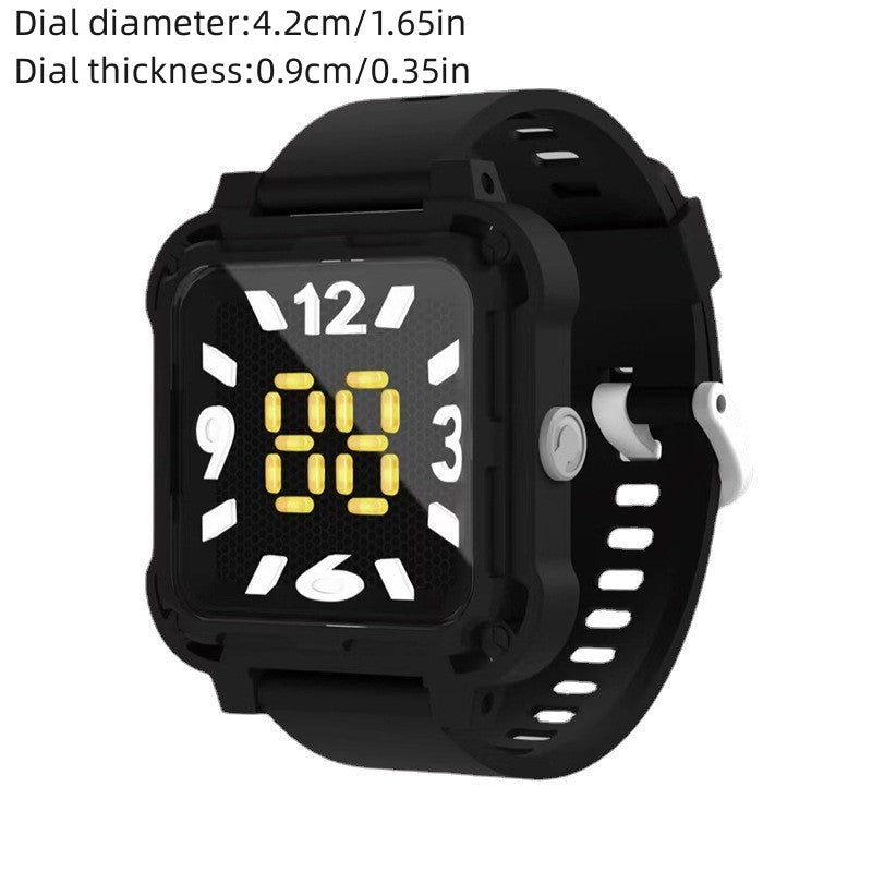 3D Stereoscopic Display LED Watch Men's Accessories