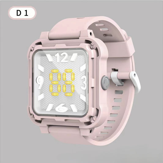 3D Stereoscopic Display LED Watch Men's Accessories