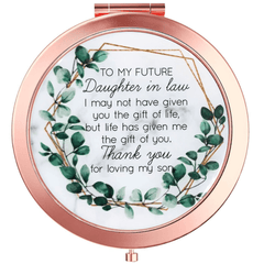 Mother of the Groom Compact Mirror - Ideal Wedding Gift