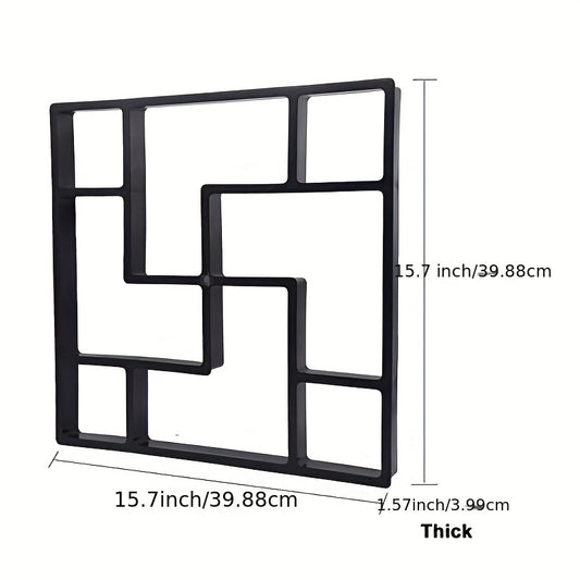 Garden Walk Maker Mold Concrete Stepping Stone Road Outdoor Decor