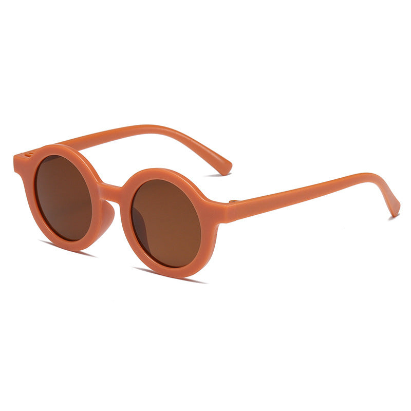Kids Round Frame Sunglasses UV Protection for Outdoor Party