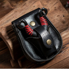 Leather Slingshot Case with Ammo Pouch