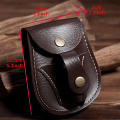 Leather Slingshot Case with Ammo Pouch