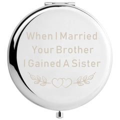 Compact Makeup Mirror Bridesmaid Gift