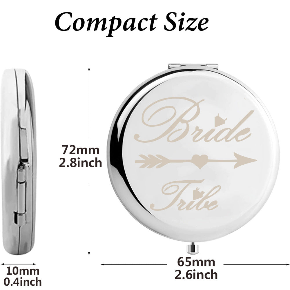 Compact Makeup Mirror Bridesmaid Gift
