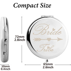Compact Makeup Mirror Bridesmaid Gift