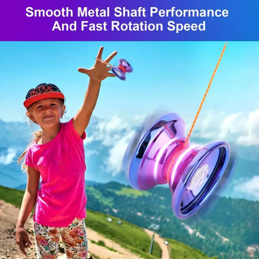 Aluminum Metal Yoyo Set for Kids & Adults with Accessories