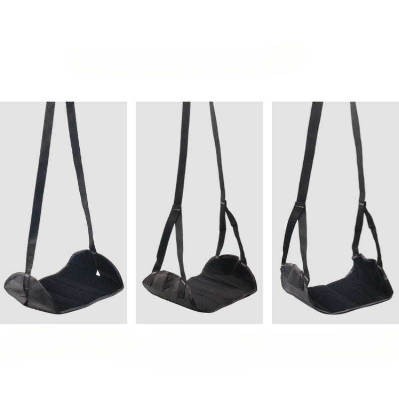 Portable Foot Rest Hammock for Airplane Travel