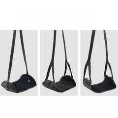 Portable Foot Rest Hammock for Airplane Travel