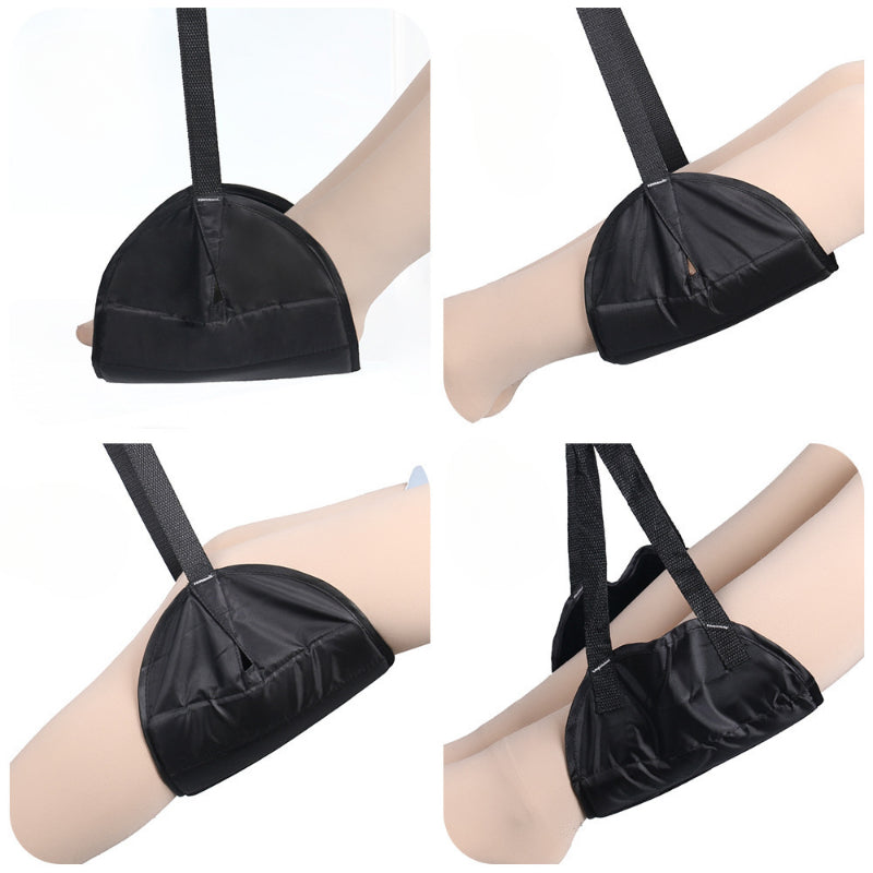 Portable Foot Rest Hammock for Airplane Travel