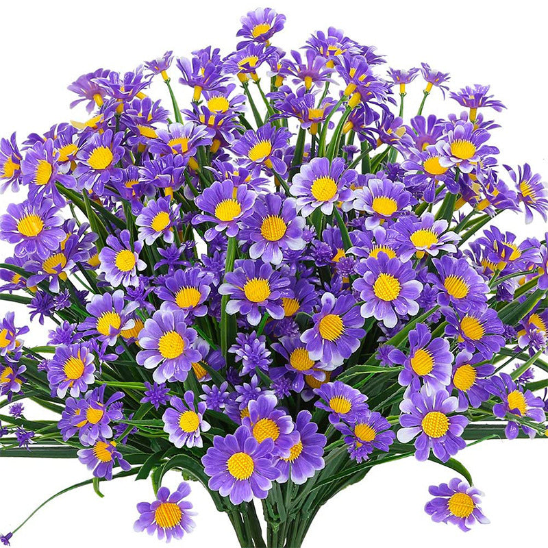 UV Resistant Plastic Daisies Home/Outdoor Decoration Artificial Flowers
