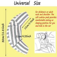 Car Seat Travel Pillow for Neck & Shoulder Support