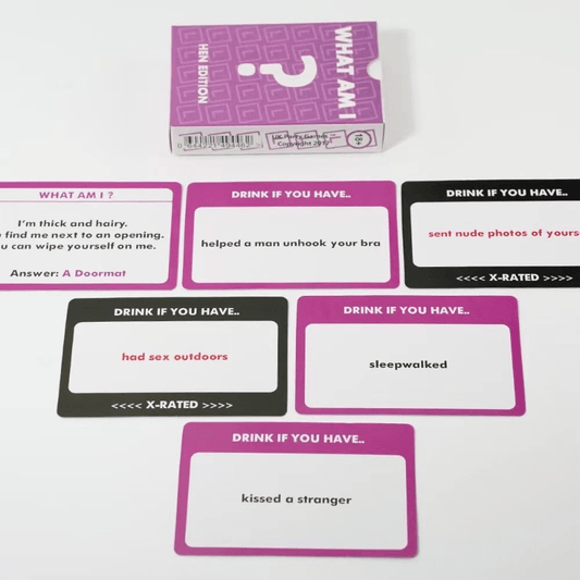 What Am I? Hen Edition Party Game for Men & Women