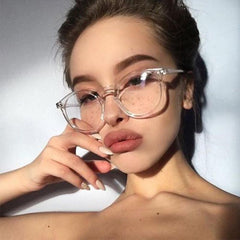 Anti Light Glasses For Women Men Clear Lens Jelly Computer Spectacles Frame