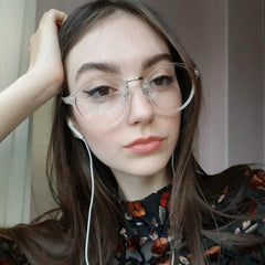 Anti Light Glasses For Women Men Clear Lens Jelly Computer Spectacles Frame