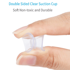 20pcs Double Sided Suction Cup DIY Oxygen Tube Fixed Sucker Pads