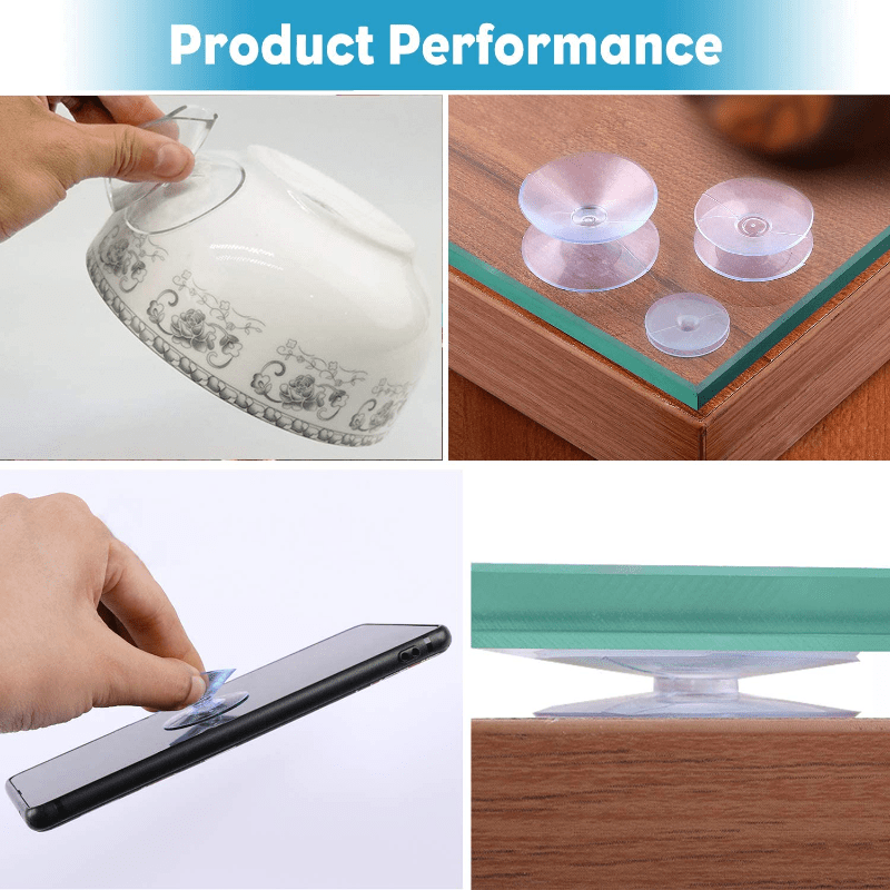 20pcs Double Sided Suction Cup DIY Oxygen Tube Fixed Sucker Pads