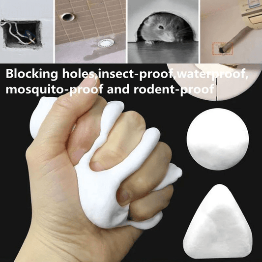 5pcs Wall Hole Sealant Sewer Pipe Waterproof Sealing Solid Glue