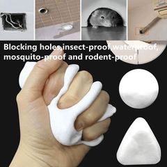 5pcs Wall Hole Sealant Sewer Pipe Waterproof Sealing Solid Glue